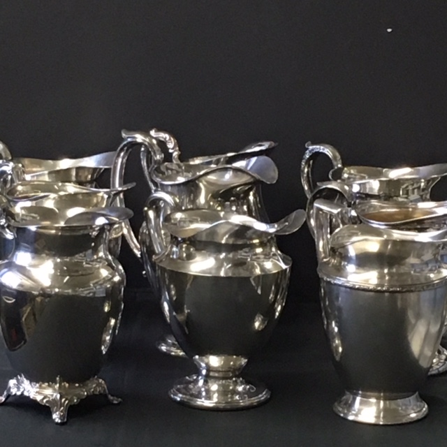 Silver water pitchers 25+